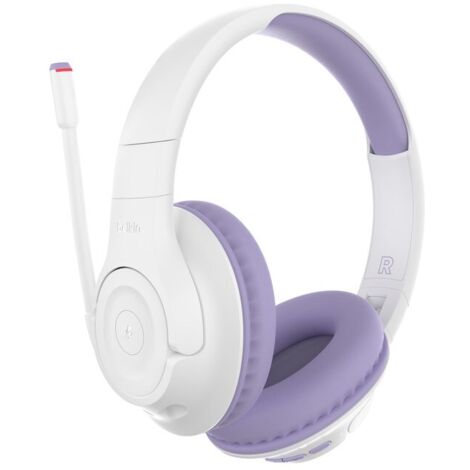 Belkin SOUNDFORMINSPIRE OVEREAR HEADSET LAV Kopfhörer Verkabelt & Kabellos Kopfband Anrufe/Musik USB Typ-C Bluetooth Lavendel, Weiß (1/5)