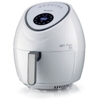 Ariete 4618/03 Heißluftfritteuse, Einzeln, 5,5 l, unabhängig, 1800 W, Edelstahl, weiß