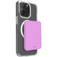 PURO PUFCBB40P2MAGPINK Powerbank Lithium Polymer (LiPo) 4200 mAh Kabelloses Aufladen Pink