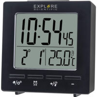 Explore Scientific RDC1005BLK Wecker Digitaler Wecker Schwarz