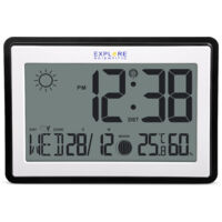 Explore Scientific wetterstation 23,5 x 16,5 cm schwarz 2-teilig