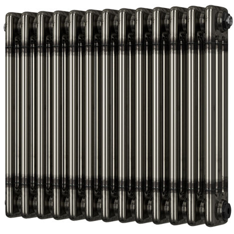 Alpha - Raw Metal Column Radiator H500mm x W599mm 3 Column