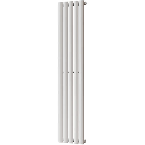 Omeara - White Vertical Radiator H1400mm x W290mm Single Panel (1/3)