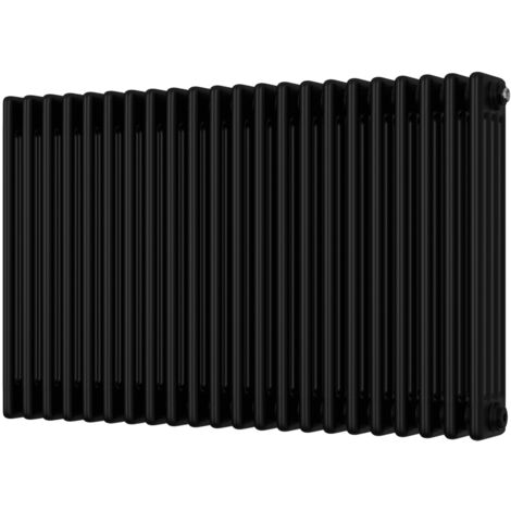 Alpha - Black Column Radiator H600mm x W988mm 4 Column