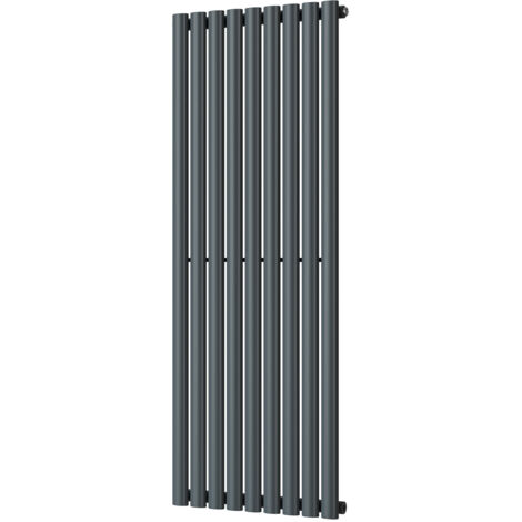 Omeara - Anthracite Vertical Radiator H1400mm x W522mm Single Panel (1/3)
