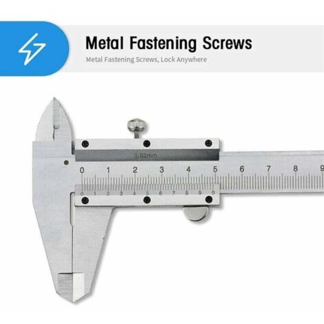 Produktbild von Innennut-Messschieber Aus Kohlenstoffstahl – 0-150 Mm, Nonius 0,02 Mm, Tragbar, Korrosionsbeständig, Für Präzise Innenmessungen