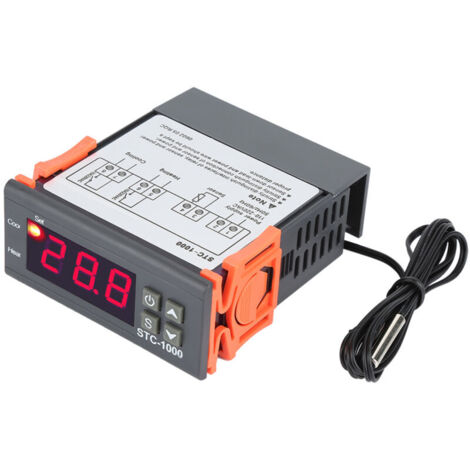 TPM-900 Digitaler Temperaturregler 220V – LED-Panel Mit Sensor, -40° Bis +110°C, Für Heizung & Kühlung