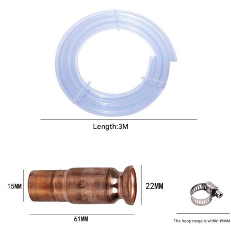 Produktbild von Selbstansaugender Siphon-Schlauchanschluss, 71 Mm, Mit Kupferkopf – Jiggler-Express-Heber, Für Gartenschlauch, Bewässerung Und Wasserumfüllung