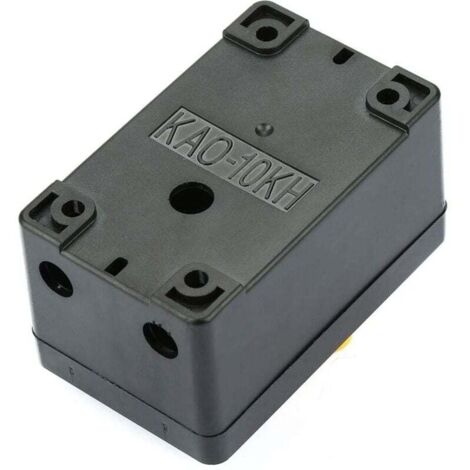 Wasserdichter Druckknopfschalter – 10A, 220V/380V AC – Ein/Aus, Selbsthaltend – Für Maschinen, Textilgeräte
