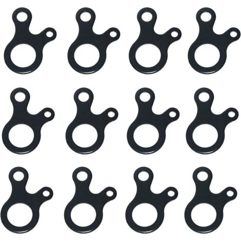 Seilrollen-Nockenschlossspanner – 6 Stück + 2x 3 M Paracord, Schnell Einstellbar Für Camping, Boot & Planen