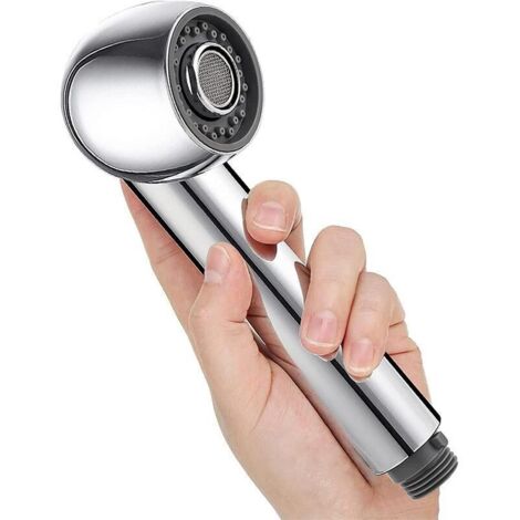 Produktbild von Ausziehbarer Brausekopf Für Küchenarmatur – G1/2, 2 Modi (Strahl & Sprüh), ABS, Galvanisiert/schwarz, Für Standardschlauch, Kratzfest