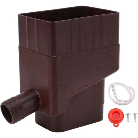 Vbnuyhim Set di raccolta dell'acqua piovana, deviatore dell'acqua piovana per tubo di scarico, sistema di raccolta resistente alle intemperie, guarnizione di collegamento del serbatoio, tubo lungo