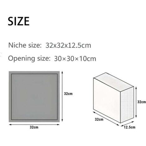Nicchia Doccia In Acciaio Inox Nero 61x30,5 Cm | Non Necessita Piastrelle | Kit Con Mensole, Portarasoio E Ganci