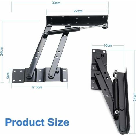 Wnutrees Tavolino Da Caffè Quadrato Con Contenitore Nascosto – Stile Rustico Con Ante A Sollevamento, Per Soggiorno, Legno Scuro - 4
