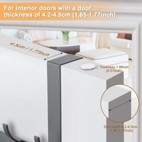 Confezione da 40 ganci per quadri resistenti con chiodi (oro, argento