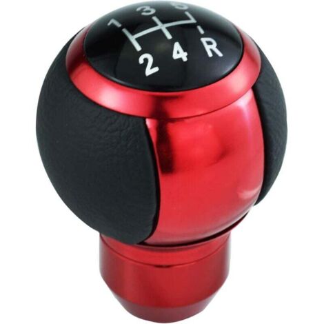 Pomello Cambio In Pelle Per Alfa Romeo GT, 147 E 166 – 6 Marce, Design Ergonomico, Nero, Facile Da Installare