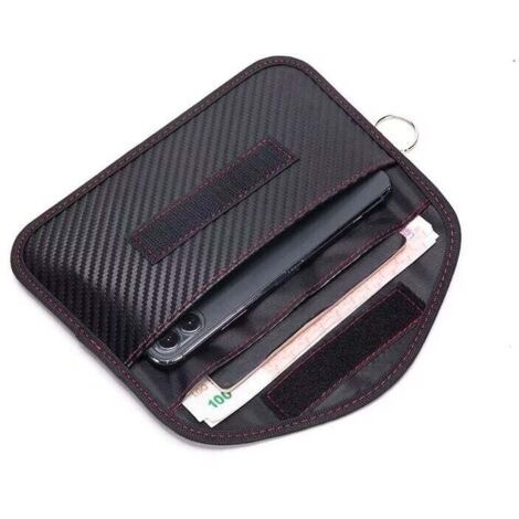 Custodia Anti-Segnale Per Telefono E Chiavi Auto – Blocca RFID/GPS, Protegge Da Furto E Smagnetizzazione (Tela, 6 Colori)