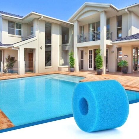 Filtro In Spugna Riutilizzabile Per Piscina Intex Tipo B - 14,5 X 4,5 X 25,4 Cm - Lavabile - Sostituisce Cartucce Di Carta