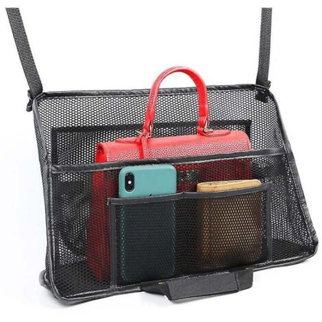 Borsa portaoggetti da appendere, in corda di cotone, da appendere alla porta, a 3 strati, organizer