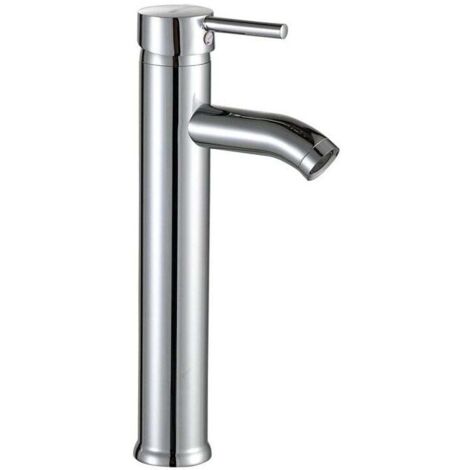 BELZ Rubinetto Bagno Lavabo in Ottone Miscelatore a Freddo e Caldo con Design Classico Rubinetteria Lavandino Bagno Completa con Monocomando Cromo