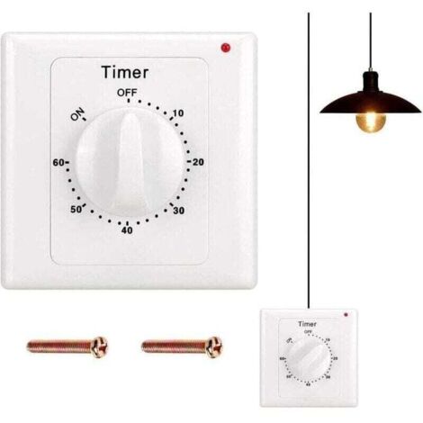 Wireless Ventilatore Lampada Telecomando Kit Universale Soffitto Luce Controllo 3 Velocità e 4 Timer,Ventilatori Ricevitore Lampada Ventilatore a Soffitto Telecomando Kit Per Casa, Ufficio, Hotel