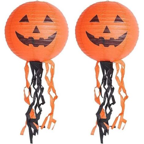 Decorazioni Di Halloween Da Appendere – Confezione 5 Pezzi Spettrali In Carta Per Festa In Casa E Giardino - Foto 5