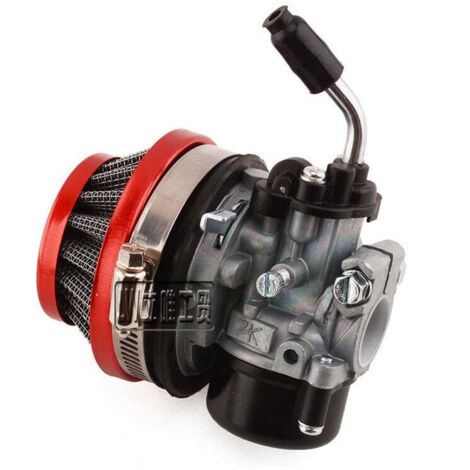 Carburador de repuesto para minimoto, scooter, motocross, 47 cc y 49 cc, motor de 2 tiempos, filtro de aire, junta y bujía. (1/3)
