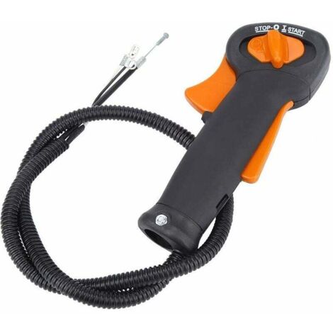 Manija de control del interruptor del acelerador compatible con desbrozadora Stihl FS120 FS200 FS250 (1/4)