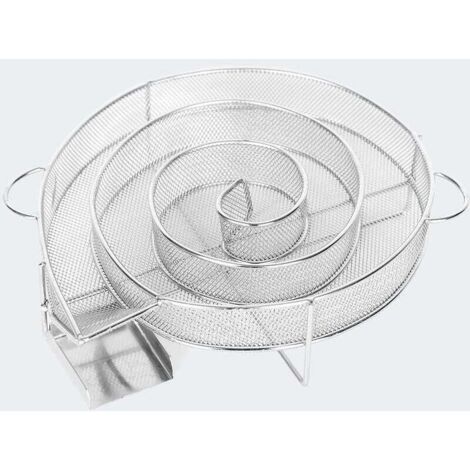 Generador de humo frío para ahumador de carne de pescado, parrilla de barbacoa 25184cm plateado