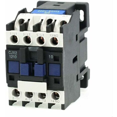 ZVD CJX2-1210 220V 25A 50/60HZ Coil Motor AC Contactor 3 Poles Normally Open