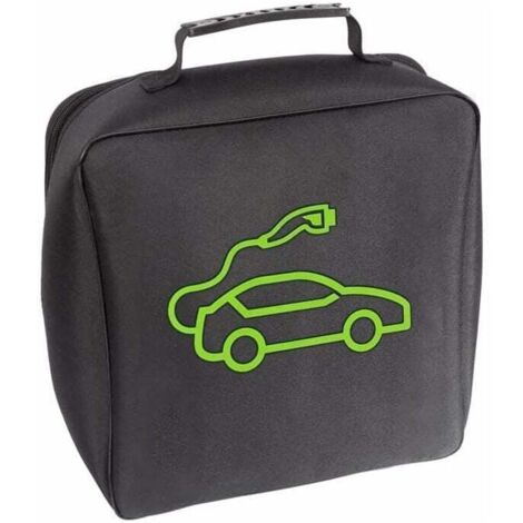 Bolsa grande para maletero de coche eléctrico, cable de carga o cables de arranque, tela Oxford 600D resistente al agua, cierre de velcro. (1/4)