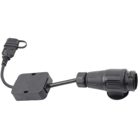 ZVD Conector de remolque europeo de 13 pines a americano de 4 pines, adaptador de cableado de circuito de luz trasera, Plug and Play (1/4)