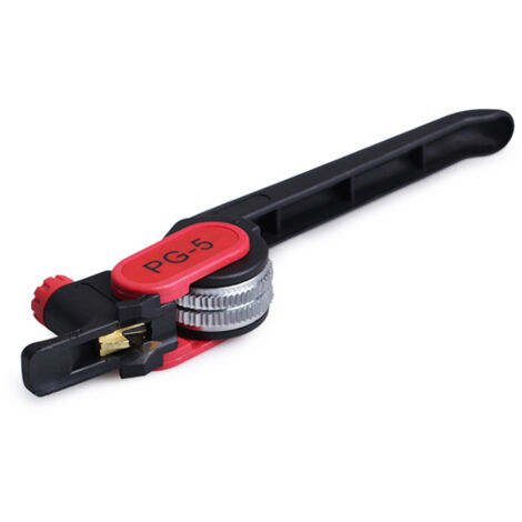 Pelacables de trinquete, pelacables con cuchilla PG-5 para comunicaciones/PVC/LV de 25 mm