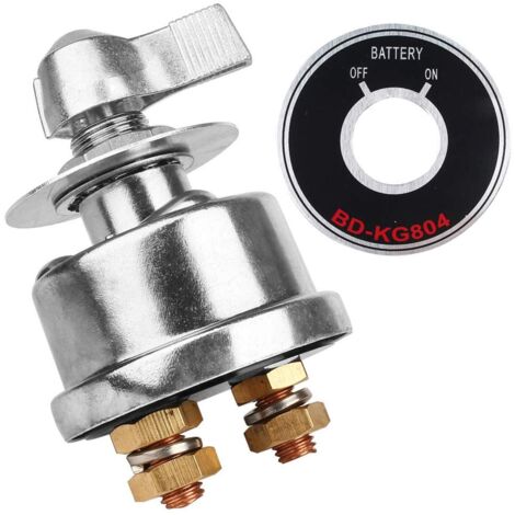 Interruptor aislador de batería de 12 V: alta corriente para automóviles, barcos y camiones (1/5)