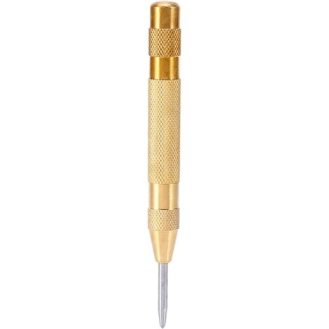 Automatischer Nagelstanzer, Automatischer Nagelstanzer aus Metall, Automatischer Nagelstanzer aus Stahl, Nagelstanzer aus Messing mit HSS-Spitze und einstellbarer Spannung (1/5)