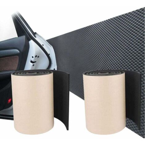 ZVD Parachoques Protector de Pared para Garaje Coche Autoadhesivo 2 Rollos 200 cm x 20 cm x 4 mm para Paredes de Garaje para Proteger la Puerta y el Parachoques del Coche