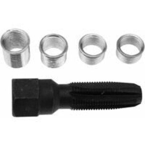 Kit de reparación de roscas de bujías de 14 mm con 4 insertos (1/4)