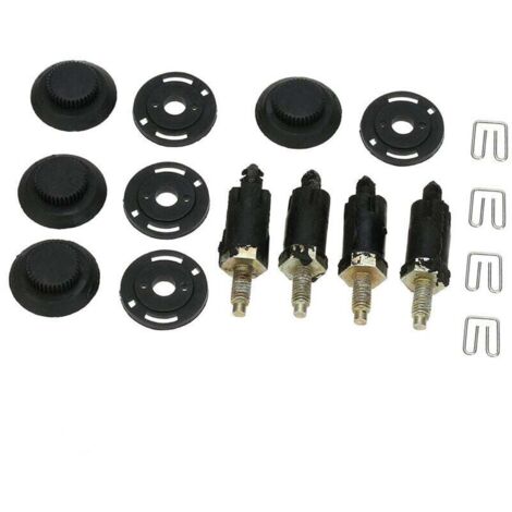 ZVD 2.0 HDI Kit de clips de capot de capot de boulon de couvercle de moteur pour CITROËN PEUGEOT - Le noir (1/4)