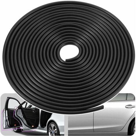 Protector de borde de puerta, en forma de U, cortable, se adapta a la mayoría de los automóviles. (1/4)