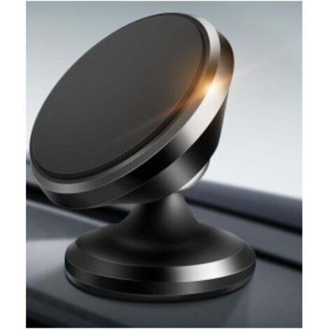 ZVD Support magnétique pour voiture - Support pour téléphone portable Rotation à 360° Support pour téléphone intelligent Aimant puissant, compatible avec iPhone/Samsung/Huawei/GPS etc. Noir (1/3)