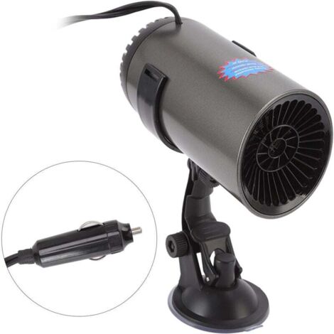 ZVD Encendedor de cigarrillos portátil para coche de 24 V, desempañador, desempañador, desempañador, de calentamiento rápido, frío y caliente, con soporte giratorio (1/4)