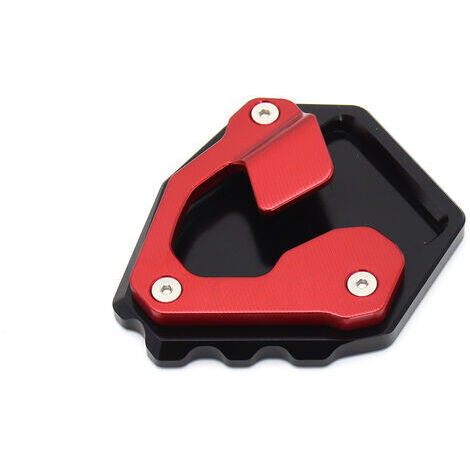 Motorrad Fuß Kickstand Verlängerung Platte Halterung für Honda CRF1000L Africa Twin 2016-2019 - Rot (1/5)