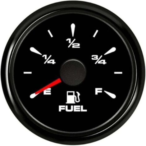 Indicador de nivel de combustible, pantalla digital LED 1/2 EF 3/4E-F 52 mm 0-190 ohmios 240-33 ohmios (1/4)