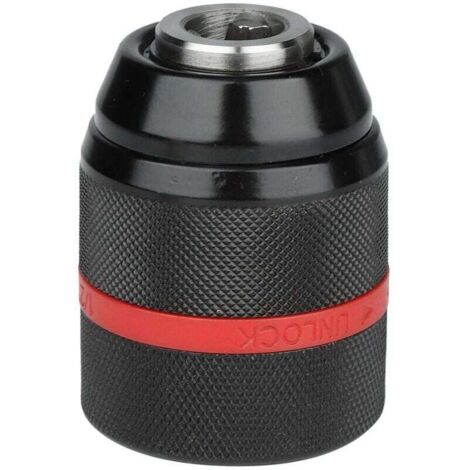 Mandril universal de cambio rápido sin llave, 1/2-20 UNF, 113 mm, para taladro manual sin llave, autoajustable para múltiples usos (1/4)