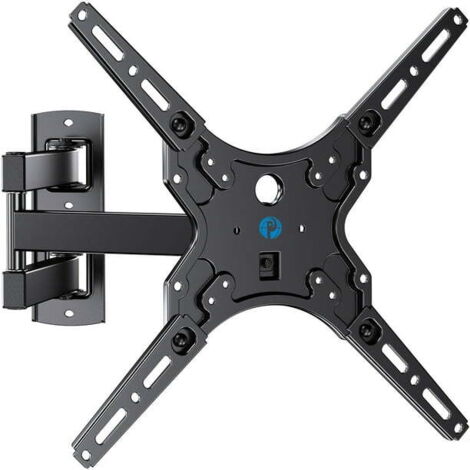 Soporte de pared para TV con movimiento completo: compatible con la mayoría de televisores y monitores LED curvos de 26 a 55 pulgadas