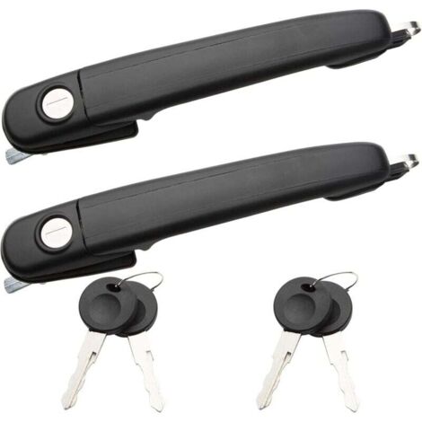 Manija de puerta delantera izquierda y derecha para Volkswagen Polo, manija de puerta de coche 6N0837207C (1/4)