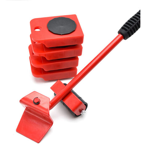 Elevador de muebles para mover fácilmente muebles pesados - Kit de 4 ruedas (apta para muebles pesados)
