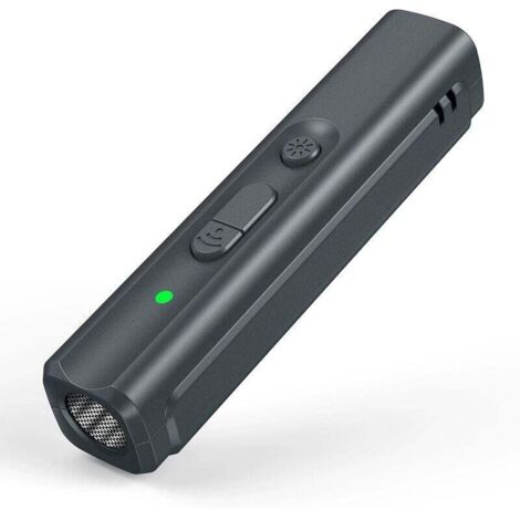 Repelente de perros LED USB, repelente ultrasónico para perros, dispositivo recargable para conducir perros, entrenador portátil para perros, dispositivo antiladridos con cordón indicador.