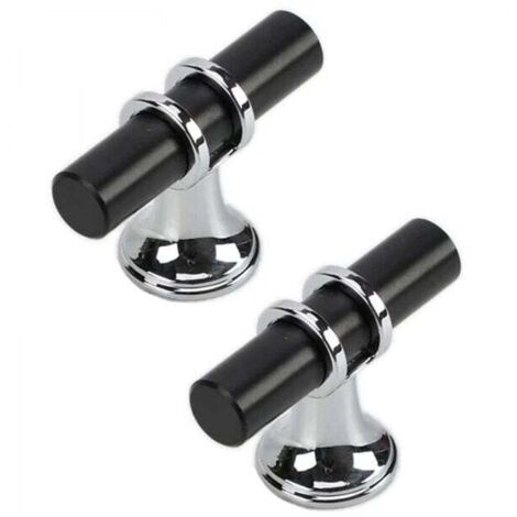 ZVD 10 tiradores de cajón modernos de aleación de zinc para muebles con tornillos (un solo orificio) (1/4)