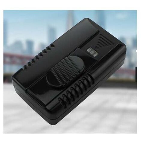 Regulador de intensidad de pie con deslizador 150W 230V Negro